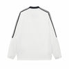 Contrast Stripes Two-Tone V-Neck Sweatshirt