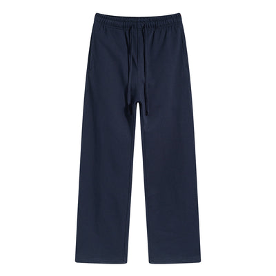 Solid Color Open Bottom Sweatpants-INNBLAC Fashion Apparel