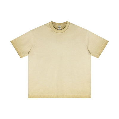 Heavyweight Wash Distressed Baggy Tee 275gsm