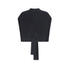 Front Tie Ribbed Knit Shoulder Wrap