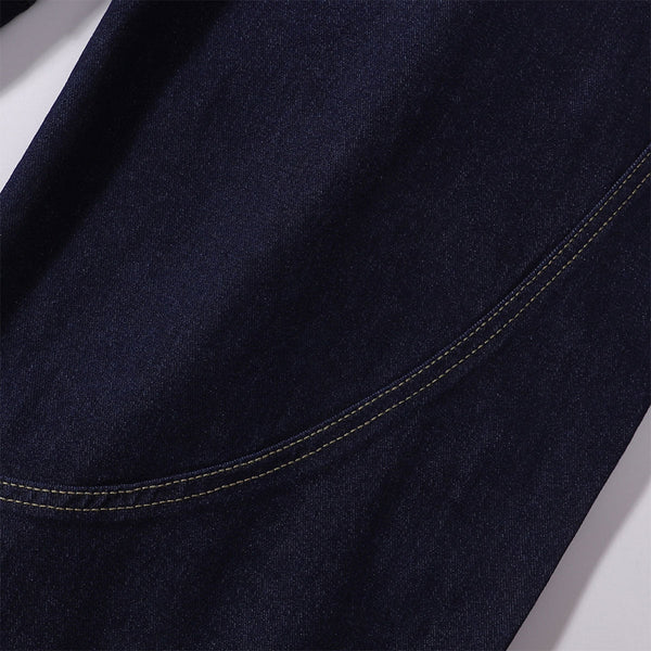 Wide Leg Utility Indigo Denim Pants