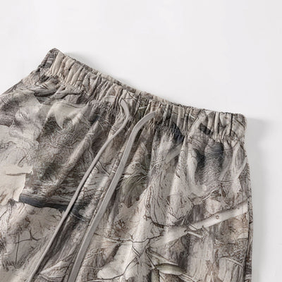 Vintage Camo Quick Dry Loose Fit Casual Shorts