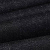 Contrast Stitch Black Wide-Leg Jeans