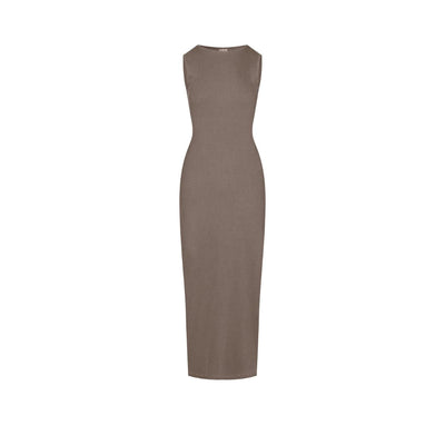Sleeveless Washed Ribbed Maxi Dress