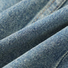 V-Neck Button-Front Denim Vest