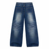 Vintage Whiskered Straight-Leg Denim Jeans