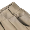 Premium Plain Pleated Seam Drape Wide Fit Stretch Pants