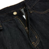 Raw Loose Straight-Leg Bermuda Washed Denim Shorts