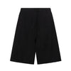 Contrast Stitch Utility Denim Shorts