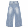 Light Wash Relaxed Bootcut Denim Jeans