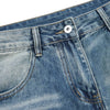 High Street Gradient Washed Whiskered Wide Leg Denim Jeans