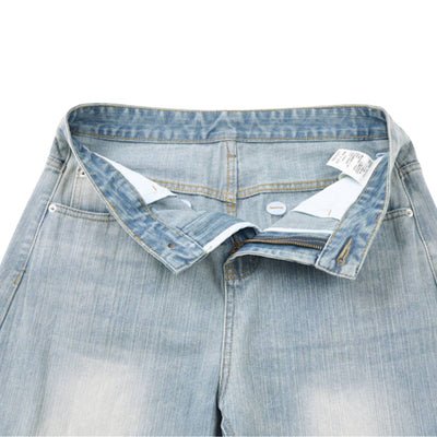 Vintage Fade Sculptural Barrel Leg Denim Jeans