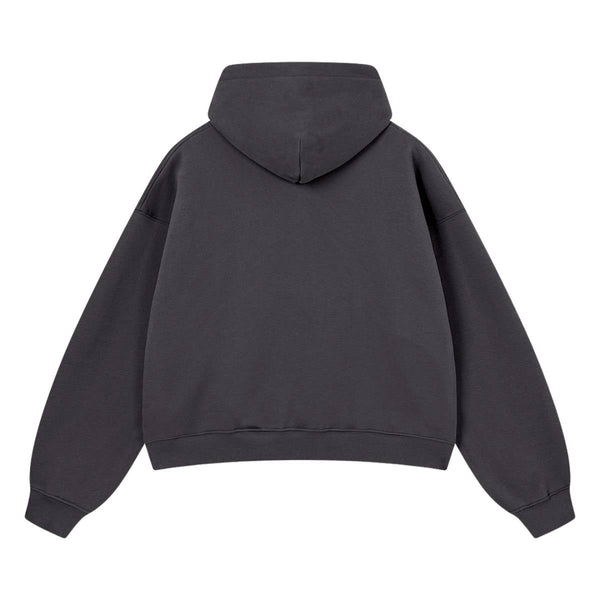 Vintage Acid Washed Thick Hooded Sweatshirt