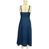 Sweet Pea Tied Bust Denim Midi Dress