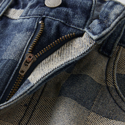 Y2K Pixel Art Baggy Jeans-INNBLAC