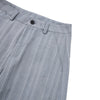 Vintage American Stripe Wide-Leg Curved Trousers