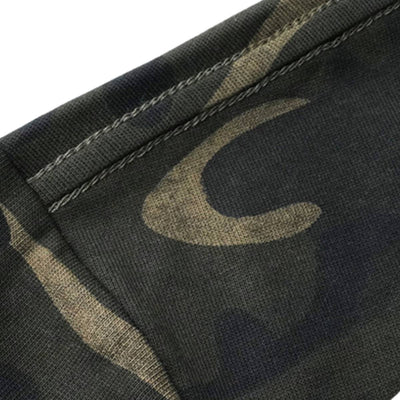 Vintage Camo Burnout Graphic Oversized Cotton Tee