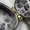 Heavyweight Leopard Camo Zip Hoodie