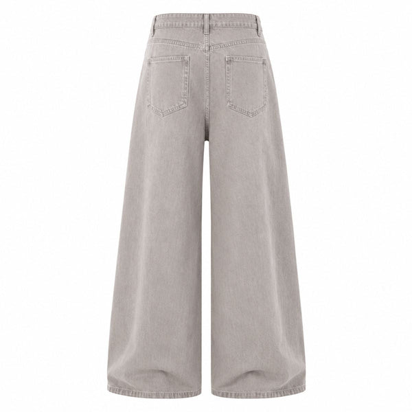 Minimalist Washed Straight Leg Denim Jeans