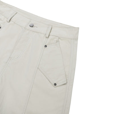 Streetwear Cargo Straight Bermuda Shorts