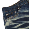 Vintage Distressed Slim Flare Jeans