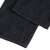 Embroidered Black Washed Baggy Jeans