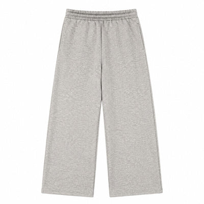 Quiet Luxury Old Money Style 320G Flower-Sand Straight-Leg Trousers