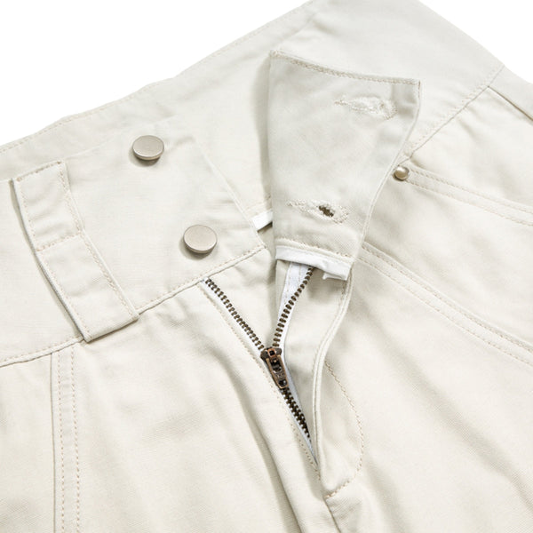 High-Waist Multi-Pocket Cargo Bermuda Shorts