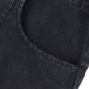 Solid Embroidered Relaxed Straight Leg Jeans