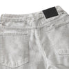 Vintage Wash Star Pattern Baggy Straight Leg Cargo Jeans
