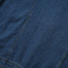 Button-Front Boxy Denim Vest
