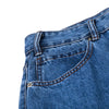 Vintage Blue Wide Leg Washed Denim Jeans