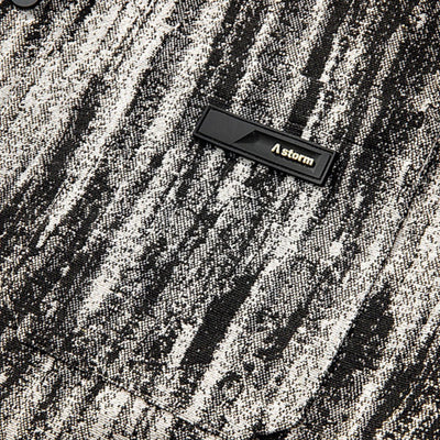 Oversize Streetwear Colorful Yarn Washed Denim Jacket