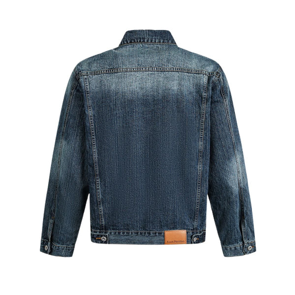 Retro Men's Spring&autumn High-smart Cool Denim Jacket
