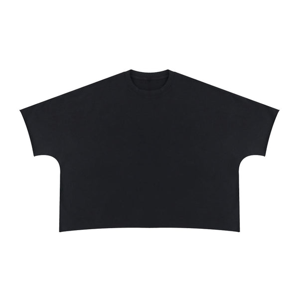 Washed Boxy Cropped Raglan Tee