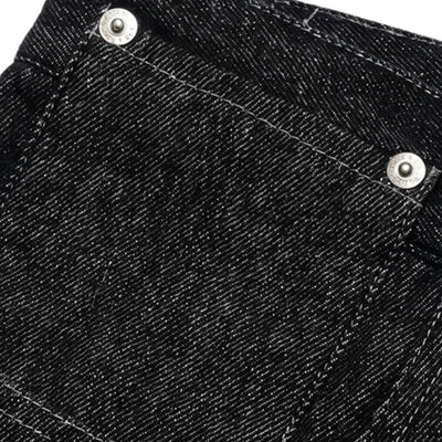 Vintage Washed Flared Straight Leg Jeans