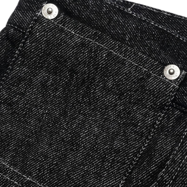 Vintage Washed Flared Straight Leg Jeans