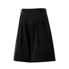 Vintage Pleated Wide Leg Cropped Trousers