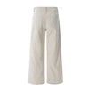 Vintage Washed High-Waist Relaxed Straight Wide-Leg Trousers