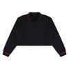 410G Heavyweight Cotton Cropped Sweatshirt | Coverstitch Detail Street Pullover