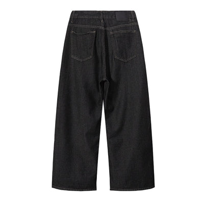 Vintage Black Straight Leg Jeans