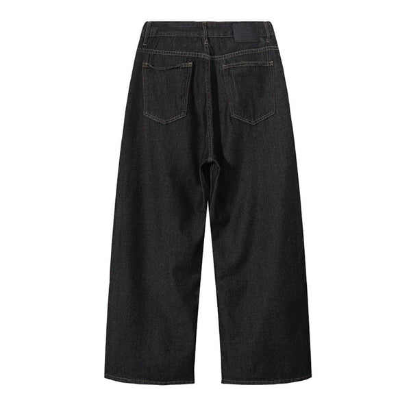 Vintage Black Straight Leg Jeans