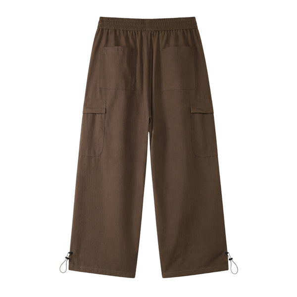 Multi-Pocket Utility Relaxed Workwear Pants