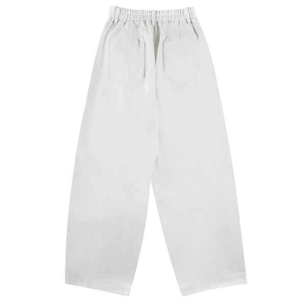 Relaxed Fit Wide Leg Casual Pants