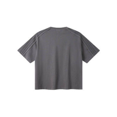 Heavyweight Vintage Fade Raw Edge Boxy Tee