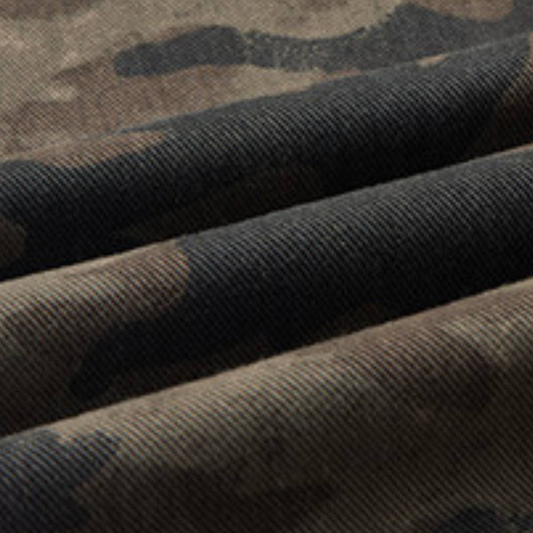 Vintage Camo Heavy Wash Relaxed Cargo Pants