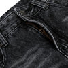 Vintage Washed Black Flared Denim Jeans