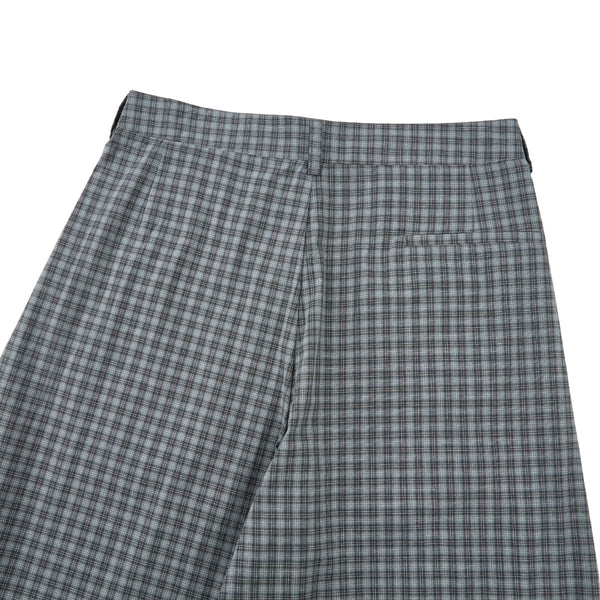 Plaid Wide-Leg Relaxed Baggy Unisex Casual Trousers