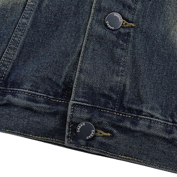 Retro Hip-hop Street Washed Denim Jacket