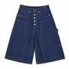 Vintage Wide Leg Denim Shorts